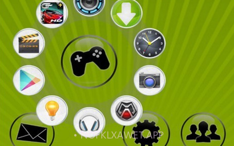 新型圆形桌面启动器V1.9截图