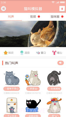 猫叫模拟器v2.7截图