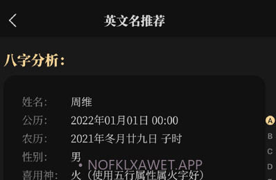 陈抟八字取名v1.0.5截图