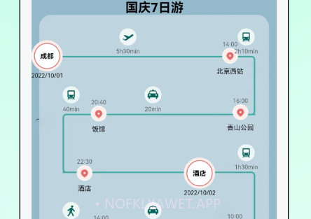 旅游规划表v4.2.7截图