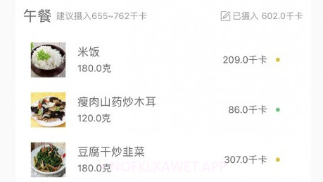 乐福热量管理减肥v3.7.10截图
